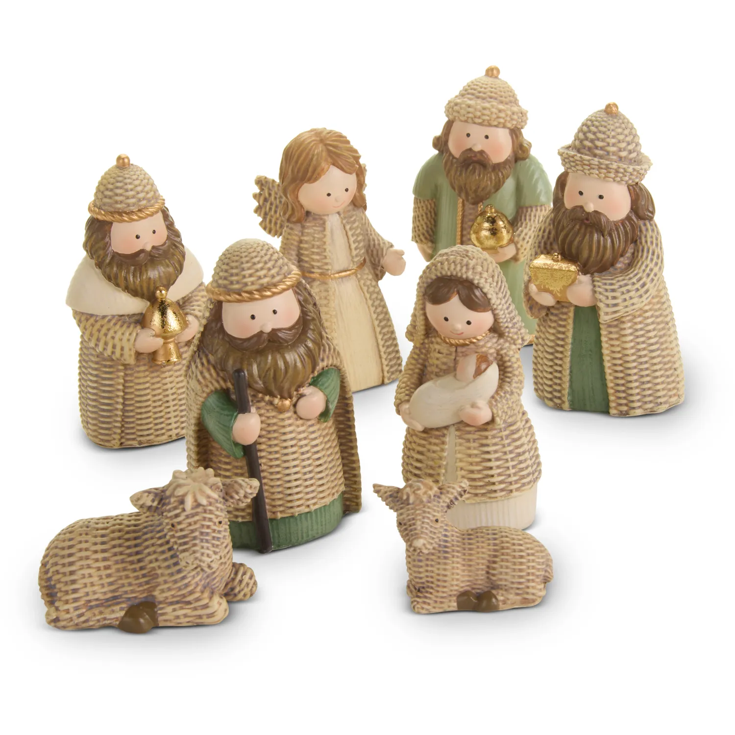S/8 3" Nativity Mini Woven