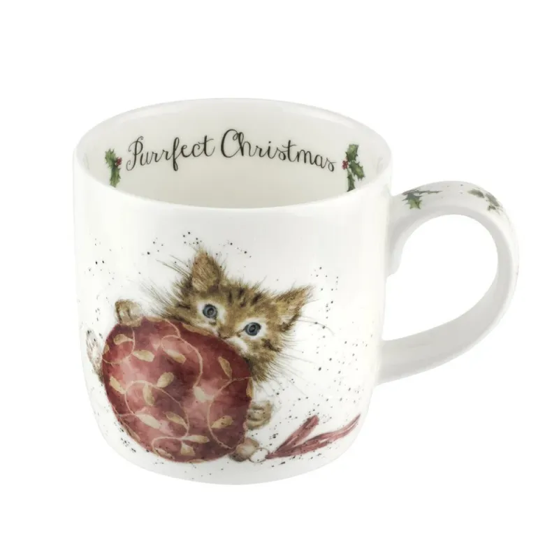 Royal Worcester Wrendale Christmas Mug