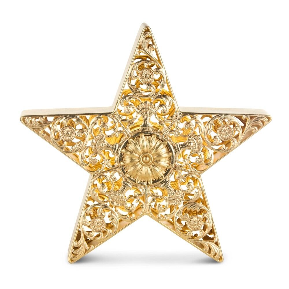 41.9cm/16.5" Lighted Filigree Star Lantern
