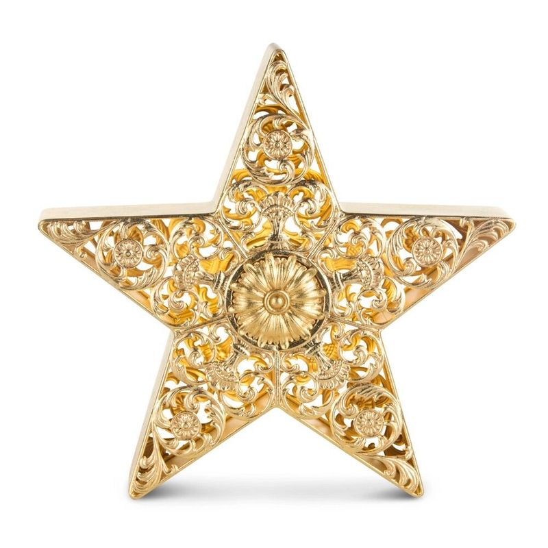 41.9cm/16.5" Lighted Filigree Star Lantern