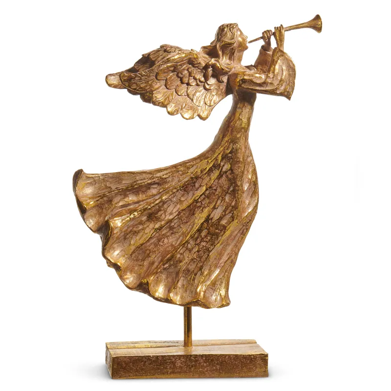 17" Gold Angel