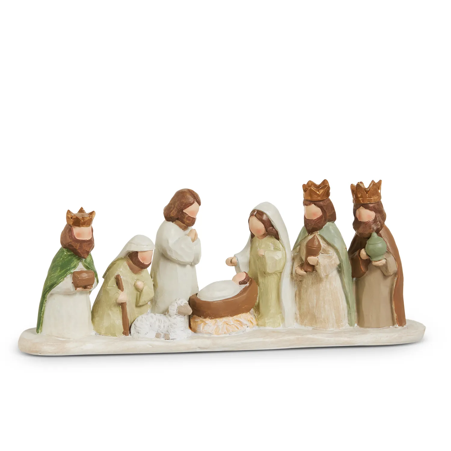 4" Nativity Earthtone
