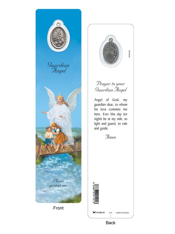 Laminated Book Mark with Medal