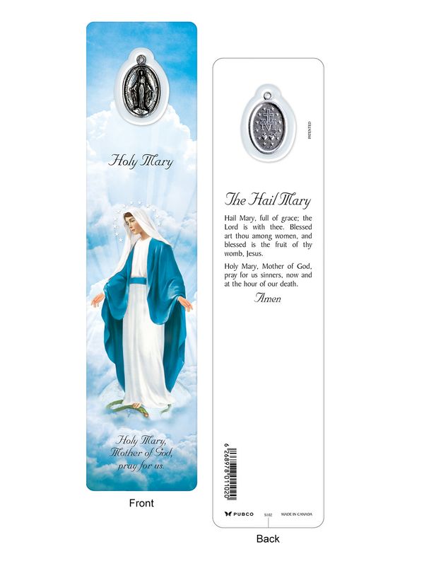 Laminated Book Mark with Medal