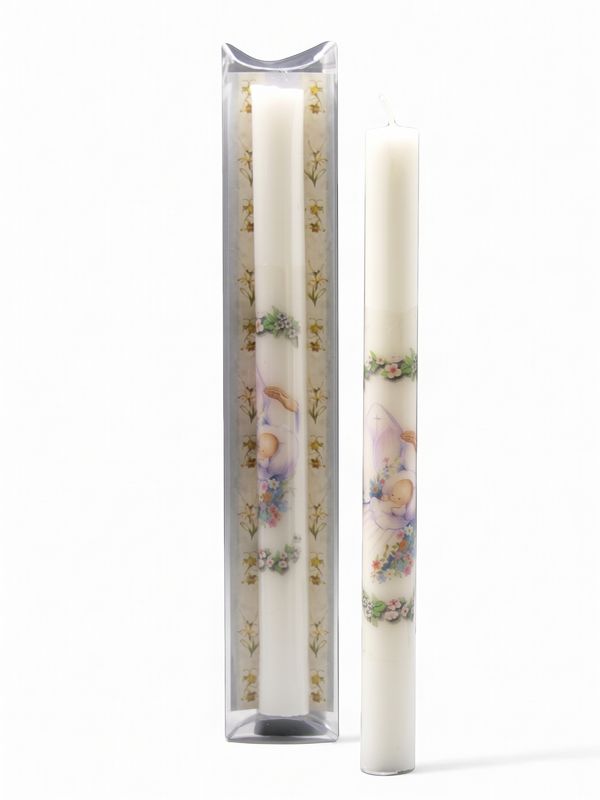 Baptism Candle with Certificate