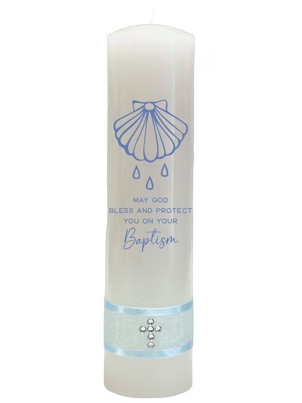Baptism Candle - Boy