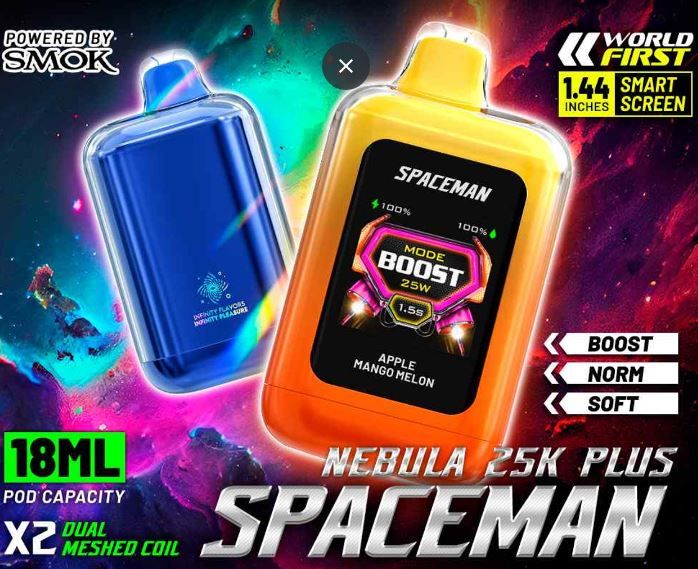 Spaceman Nebula 25,000 Puffs