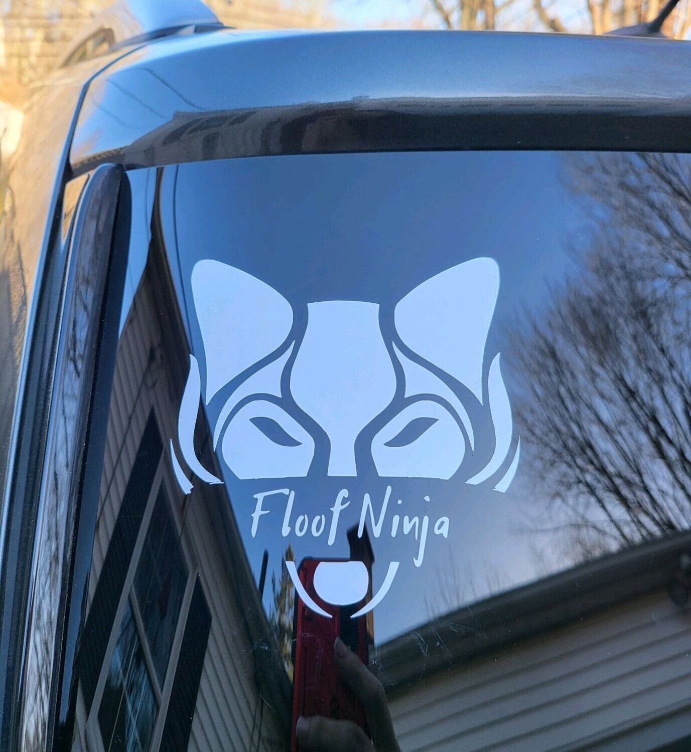 Floof Ninja Car Decals