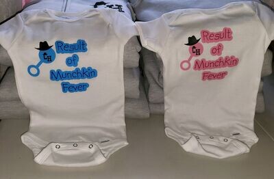 Result of Munchkin Fever Short Sleeved Onesie