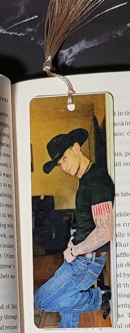 Bookmarks, Design Selection -: Jack leaning on the doorframe