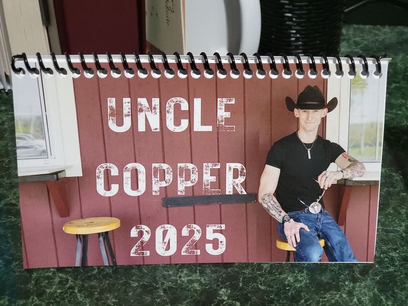 2025 Uncle Copper Desk Calendar