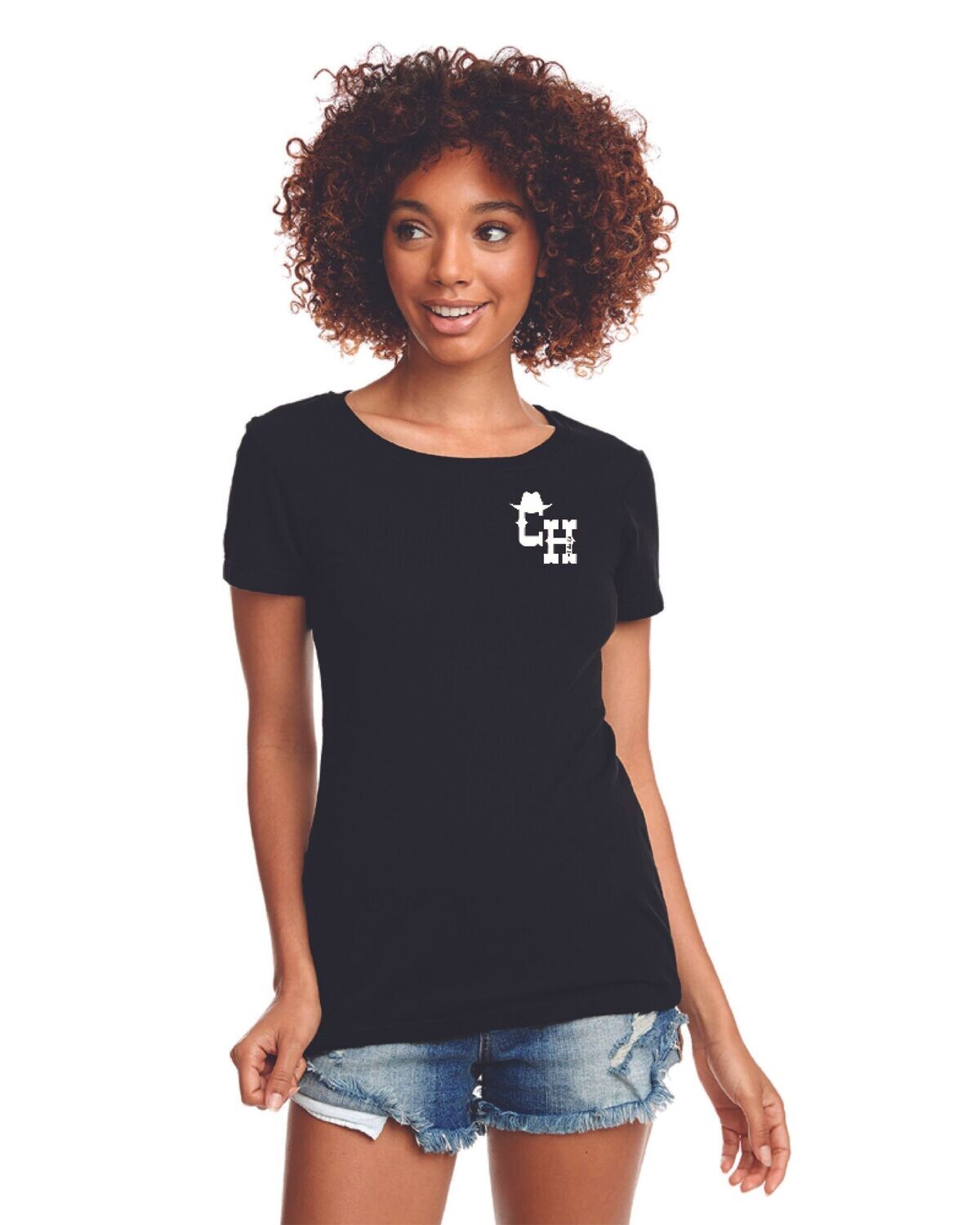 Floof Ninja - Next Level Apparel Ladies Short Sleeve Ideal Fitted T-shirt - Black Floof Ninja - Next Level Apparel Ladies Short Sleeve Ideal Fitted T-shirt - Black