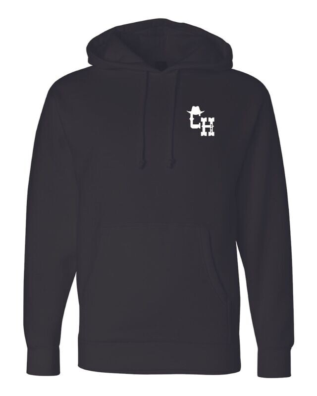 Hooded Pullover Sweatshirt - Black
