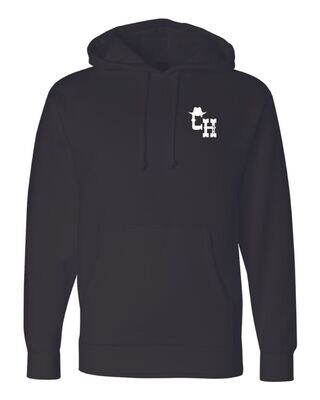 Hooded Pullover Sweatshirt - Black