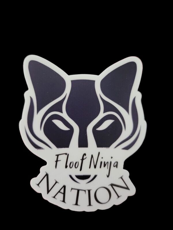 Floof Ninja Nation Sticker