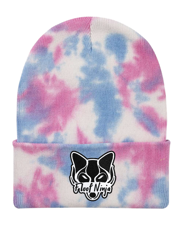 Tie Dye Floof Ninja & CH 347 Beanies