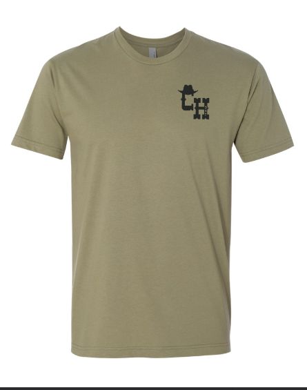 Floof Ninja Unisex Cotton T-shirt - Olive Green