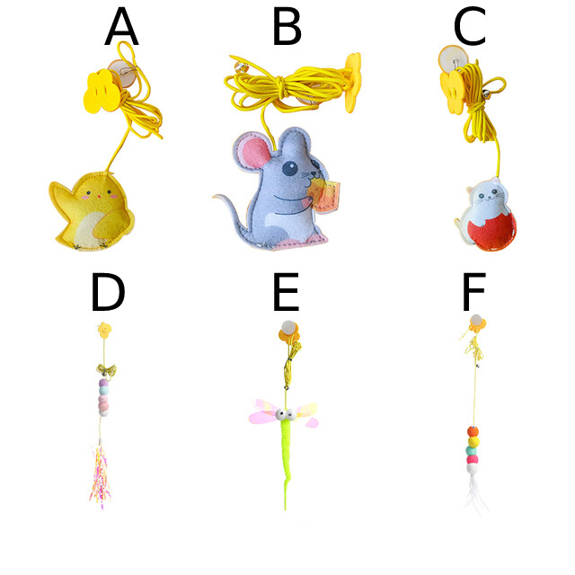 Hanging Bouncing Cats Toy