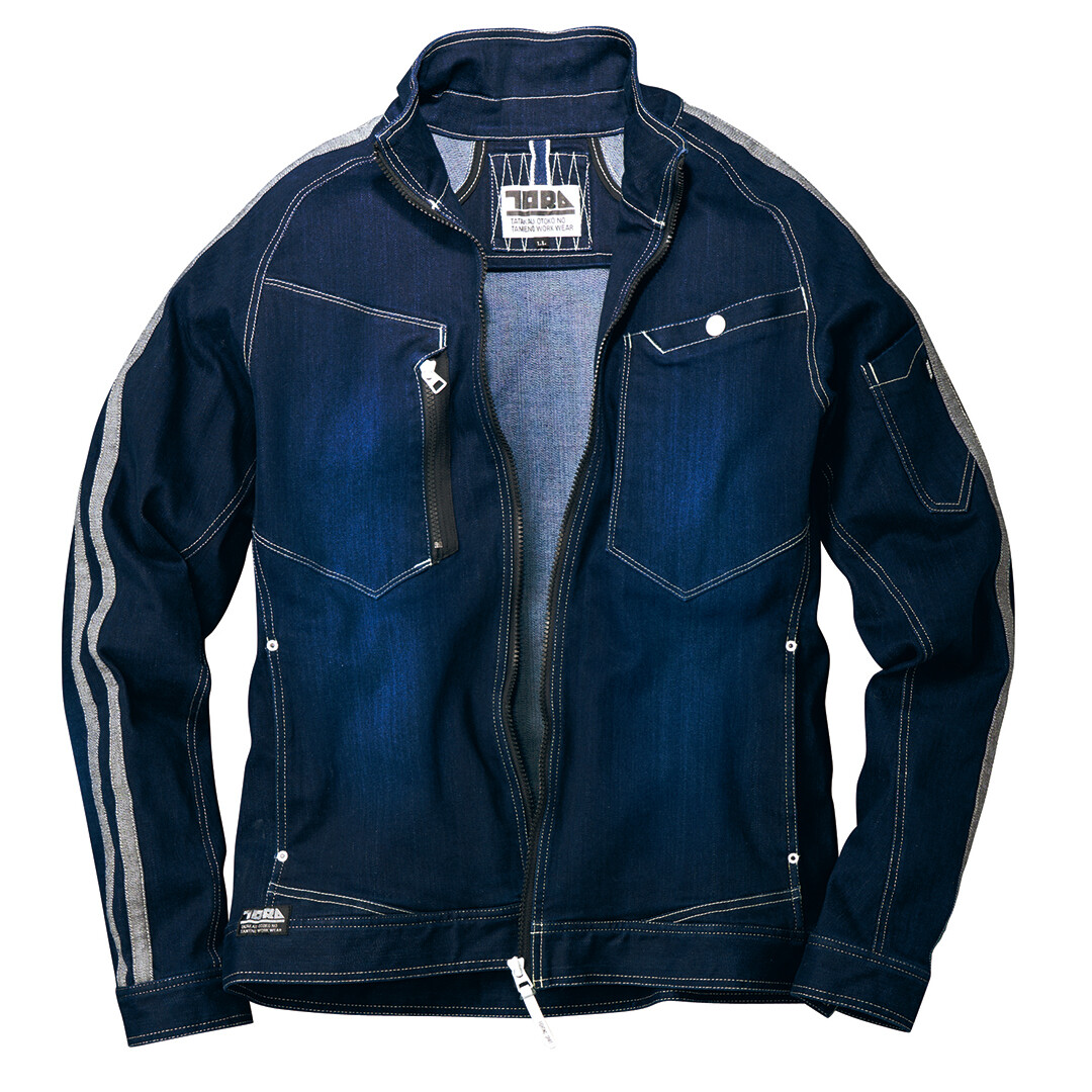 8990-124 Denim Long Sleeve Jacket