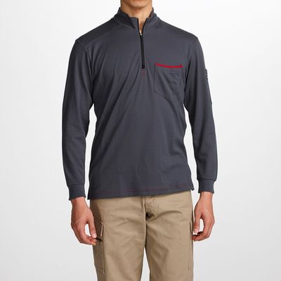 5960-623 Zip-Up High-Neck Shirt