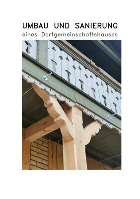 Broschüre Dorfgemeinschaftshaus Finowfurt