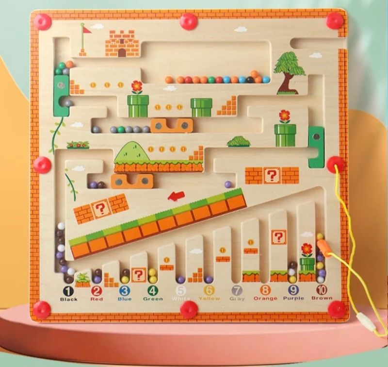 Magnetic Bead Maze Game