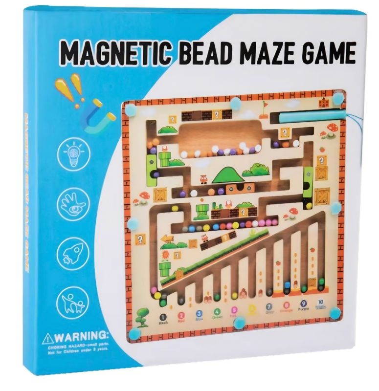 Magnetic Bead Maze Game