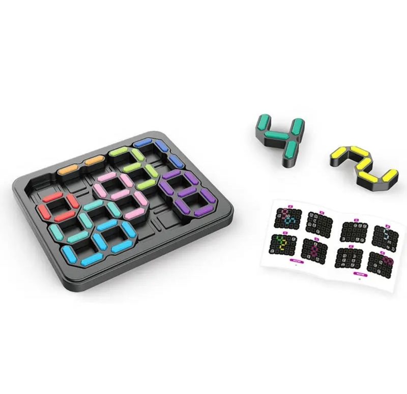 Digital Number Jigsaw Puzzle: Montessori Parent-Child Board Game – Interactive Logic &amp; Learning Playset