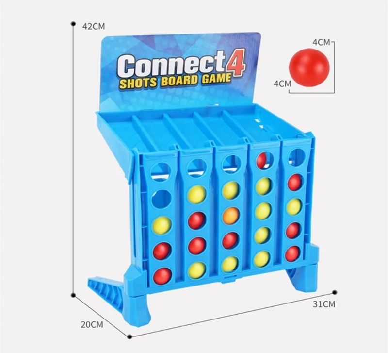 Bouncing Ball Connect 4 Game – Active Strategy &amp; Family Fun