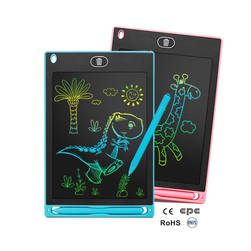 Colour Screen LCD Writing Tablet – Creative Drawing &amp; Note Pad for Kids