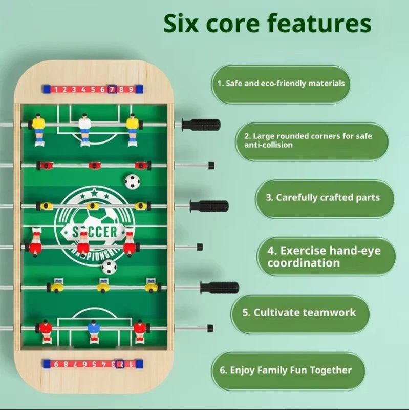 6-in-1 Portable Mini Sports &amp; Strategy Game Set – Ultimate Tabletop Fun