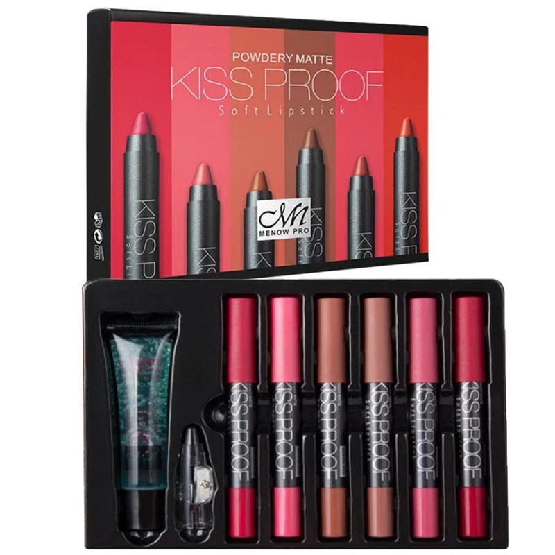 6pcs Professional Lipliner Pencil Long Lasting Waterproof