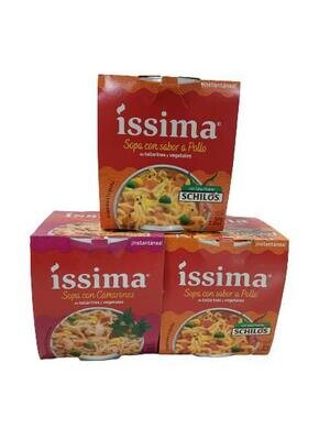 Sopa Issima en diferentes sabores