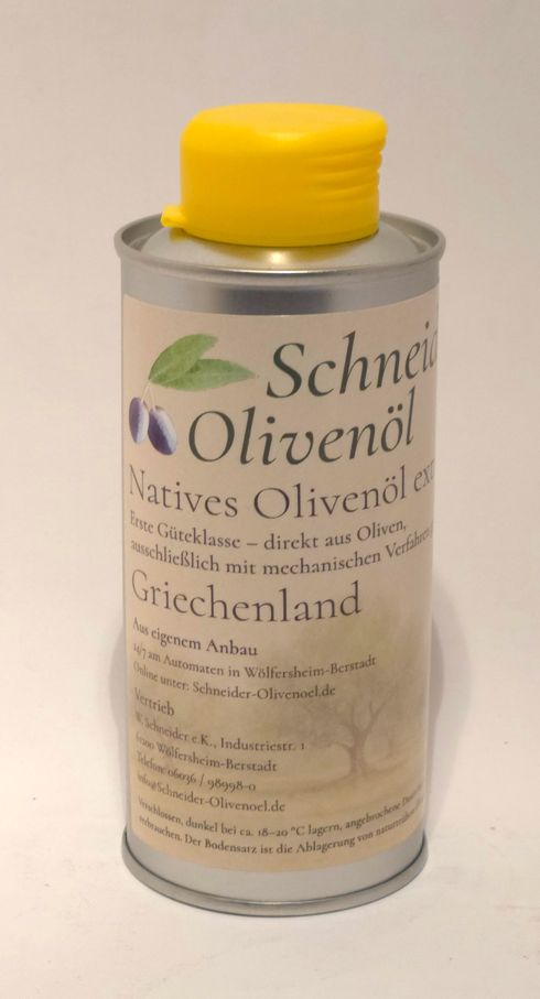 Natives Olivenöl extra aus Griechenland – Schneider Olivenöl