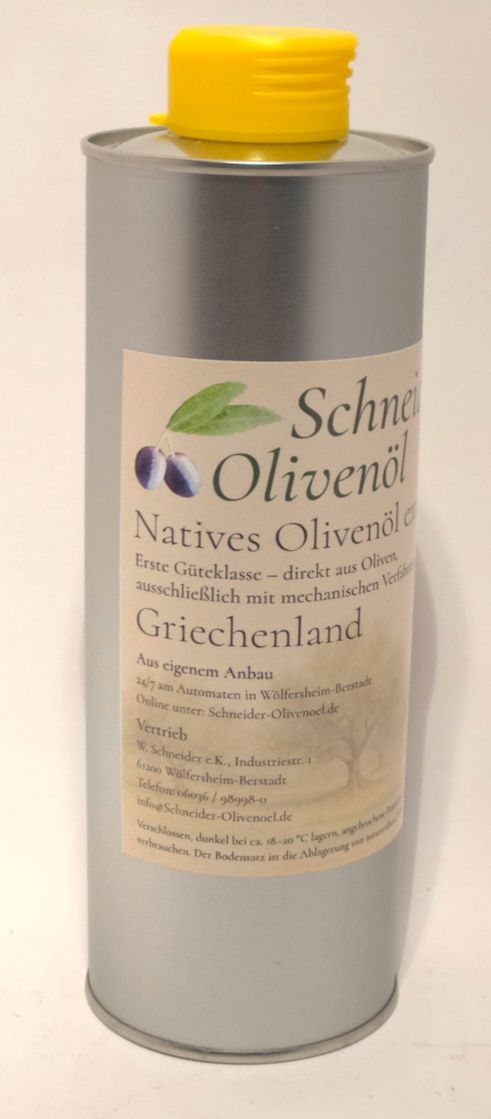 Natives Olivenöl extra aus Griechenland – Schneider Olivenöl