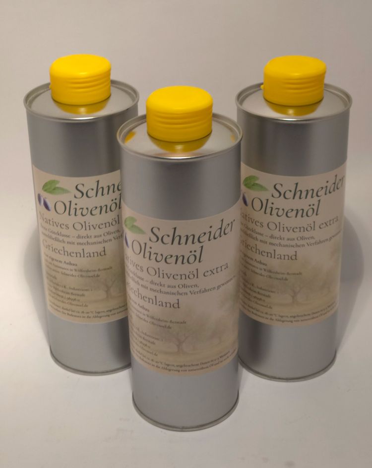 Natives Olivenöl extra aus Griechenland – Schneider Olivenöl