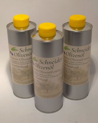 Natives Olivenöl extra aus Griechenland – Schneider Olivenöl