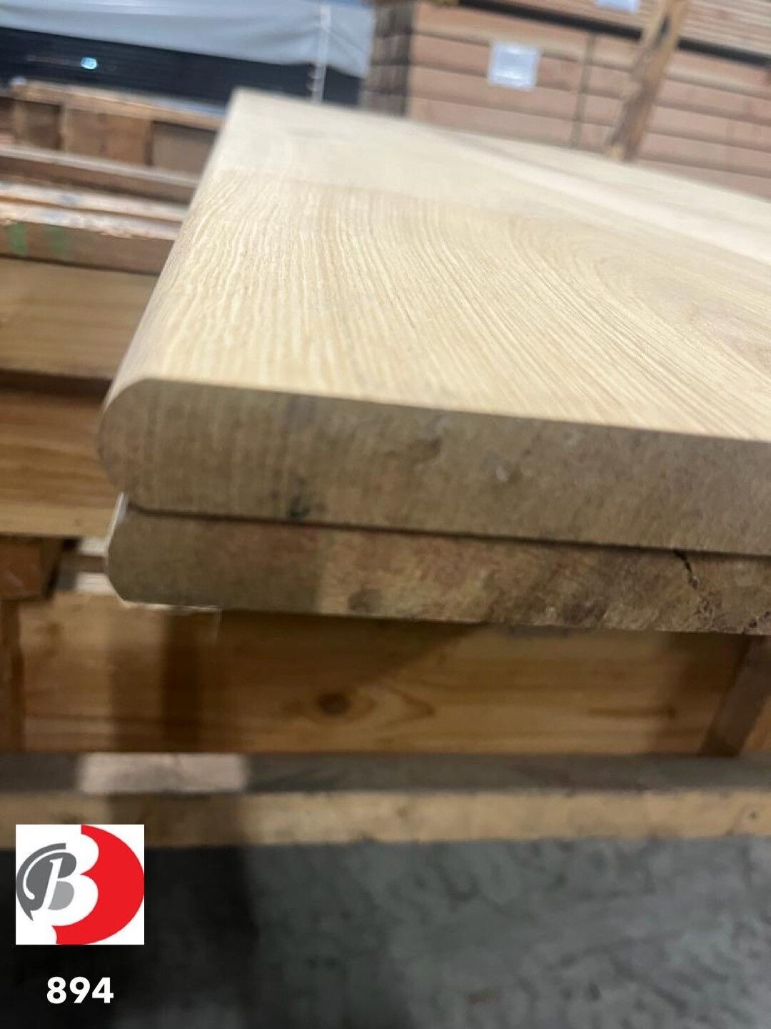 EIKEN PLANKEN - BOEKENPLANK GESCHAAFD  22 x 240 x 2550 mm | á 6 st.