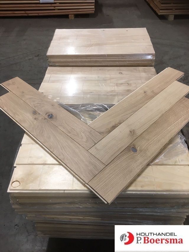Restpartij visgraat vloer spotgoedkoop! OP=OP