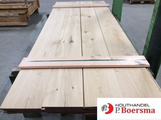 Eiken planken halfhouts sponning rest partij.