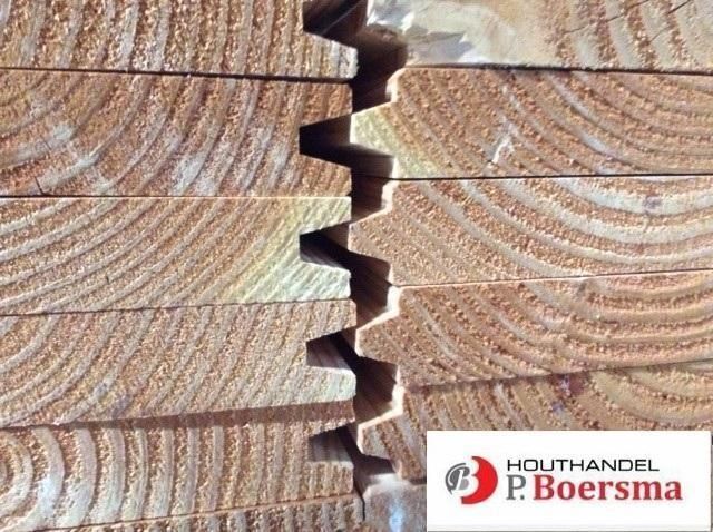 Blokhutprofiel Douglas - Goedkoop Blokhutprofiel Douglas - Goedkoop