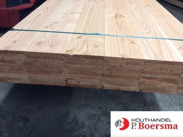 Goedkope aanbieding van 1e soort gedroogde douglas brede vellingdelen.