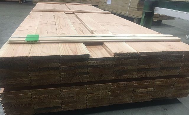 Douglas | vloerdelen | dakbeschot | vellingdeel | 21 x 135 x 3000mm Douglas | vloerdelen | dakbeschot | vellingdeel | 21 x 135 x 3000mm