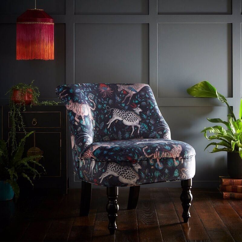 Langley chair - protea navy