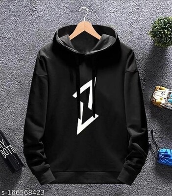 Mens Black Colour Hoodie