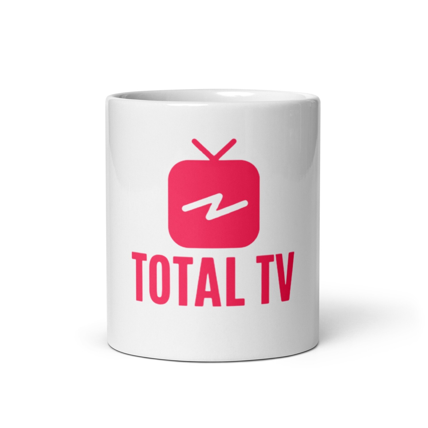 TotalTV White glossy mug
