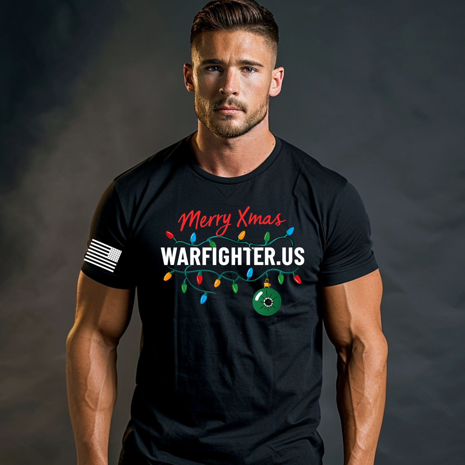 The 2025 Warfighter Christmas Tee — limited run.