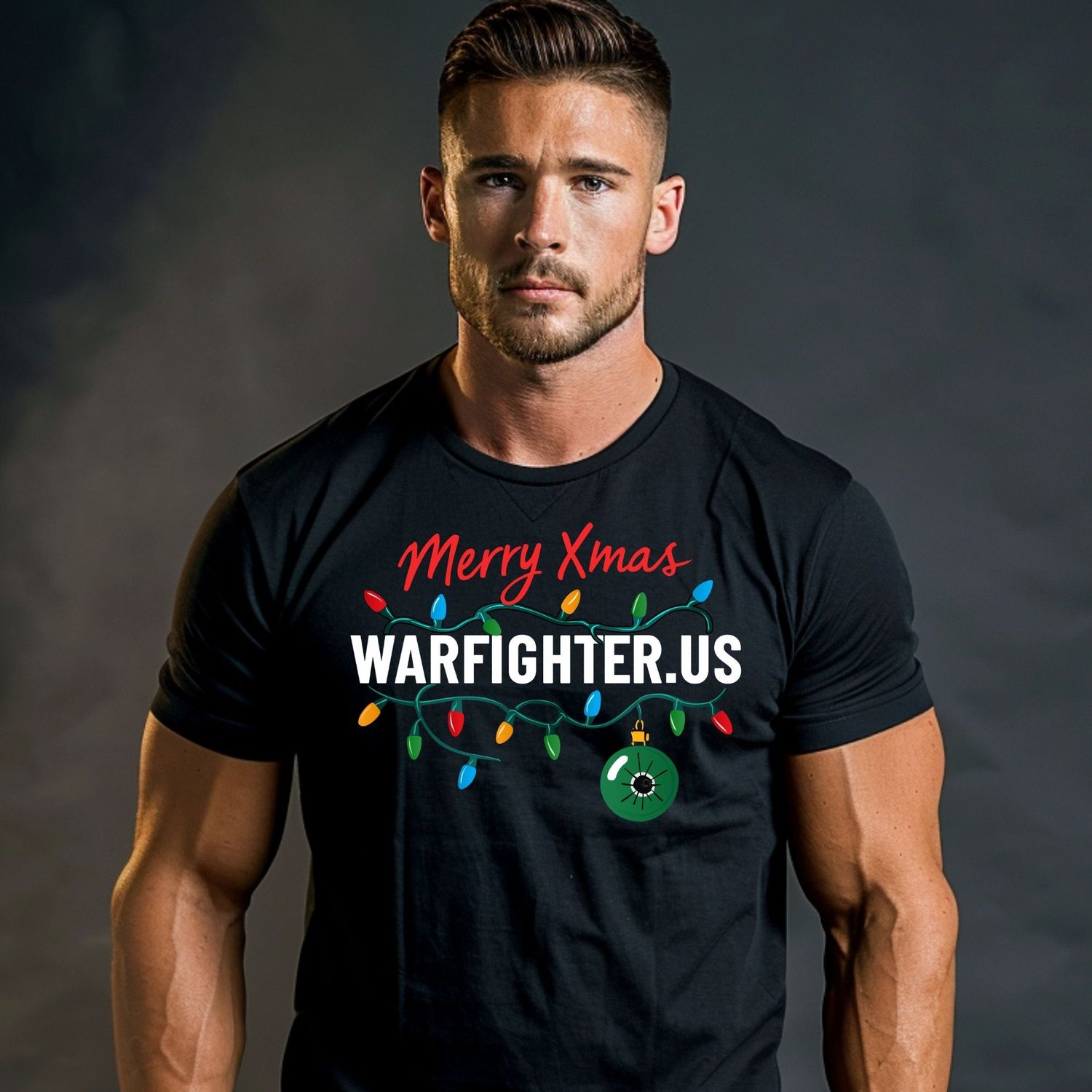 The 2025 Warfighter Christmas Tee — limited run.