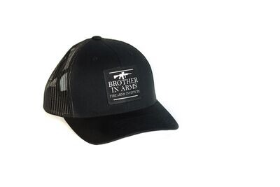 BIA Trucker Hat - Black, Black Patch