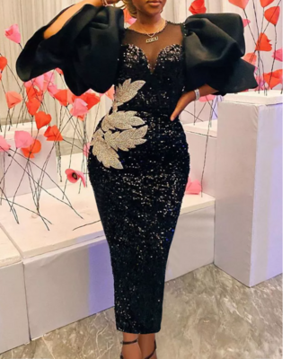 Sequin Black Dresses